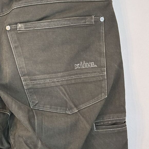 Kuhl Men’s free Rydr heavy duty dark green Relaxed work pants size 36x30 EUC! - Picture 10 of 12